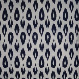 "Navy & White Pillow Cover 100% Cotton Decorative Sham - 18""x18" - thumbnail 2