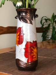 Decorative Pottery Vase, Ceramic Flower Handmade Home Decor, Hand Thrown Pottery, Family Gift - thumbnail 1