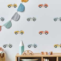 Racing Car Vehicle Wall Sticker Decals - Nursery Art Bedroom Playroom Decor - thumbnail 3