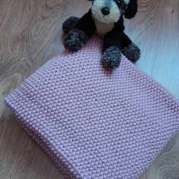 Baby Blanket/Handmade Shower Gift Stroller Soft Merino Wool - thumbnail 3