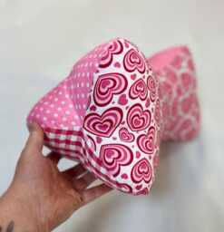 Bone Support Pillow Pink Neck Reading Cushion 3 Fabrics Lumbar & White Travel - thumbnail 1