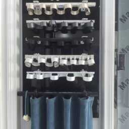 Ripple Folds Heavy Weight Velvet Curtains, Track Included, Blackout Curtains , Living Room Custom Made - thumbnail 2