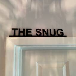 The Snug Door Sign, Topper, Shelf Decor, Frame Art, Wall Novelty Sign Gift For Him Her - thumbnail 2