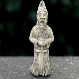 Massive Farmer Sculpture Concrete Old Man Figurine Front Door Decoration Handmade Garden & Home Ornament Lawn Statue Christmas Gift - thumbnail 1