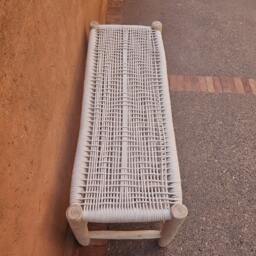 Wooden Bench With Integrated Storage - thumbnail 3
