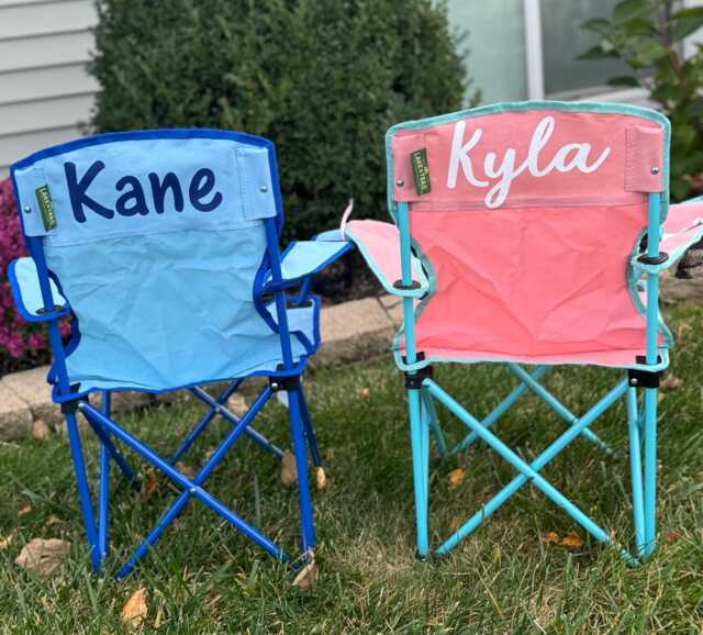 Personalized Kids Camping Chair, Customized Customized Folding Chair - image 1