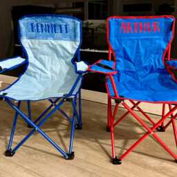 Personalized Kids Camping Chair, Customized Customized Folding Chair - thumbnail 3