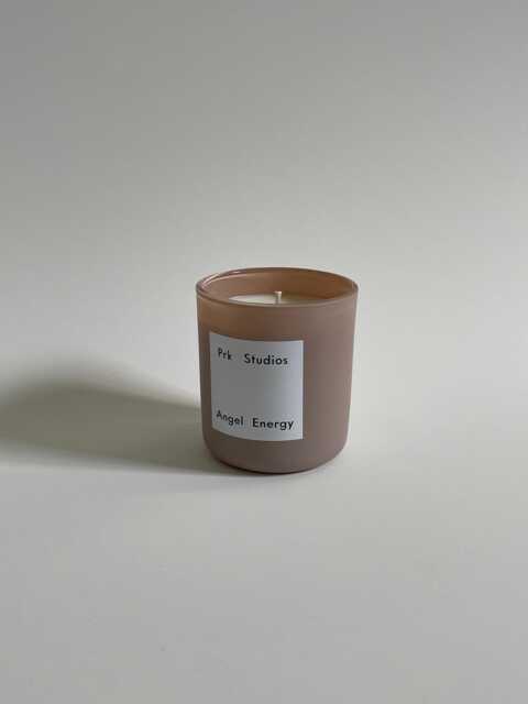 Angel Energy - Raspberry + Champagne 8Oz Scented Candle 100% Soy Wax Essential Oil Ecofriendly - image 1