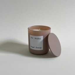 Angel Energy - Raspberry + Champagne 8Oz Scented Candle 100% Soy Wax Essential Oil Ecofriendly - thumbnail 2