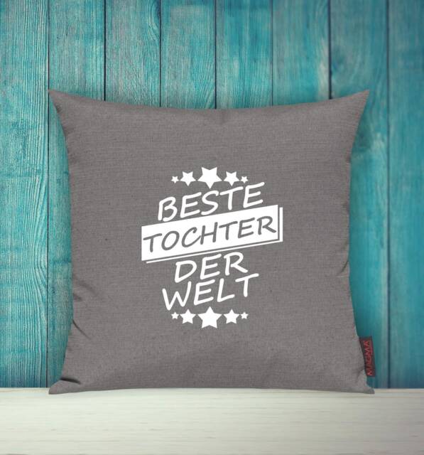 Pillowcase, Cushion, Sofa, Best Daughter in The World, Cuddly Gift, Sofa Decorative Cushion - image 1