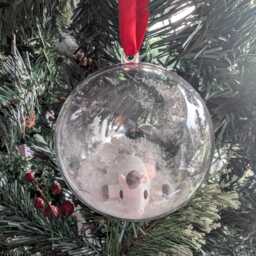 Personalized Horse Christmas Bauble, Custom Tree Decoration - thumbnail 3