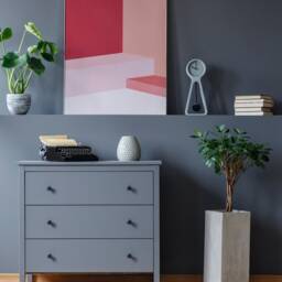 Pink Room Poster - Nordic Decor Scandinavian Print Minimalist Abstract Modern Wall Art Architecture - thumbnail 2