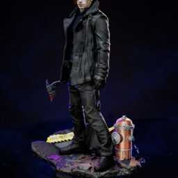 No Way Out - Dark Horror Survival Game Character Leon S Kennedy Resin Figure 16K - thumbnail 3