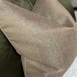 Designer Guild Latte Textured Cushion Cover, Handmade Luxury Pillow Case For Sofa Or Bed, Double Sided , Handmade in UK - thumbnail 3