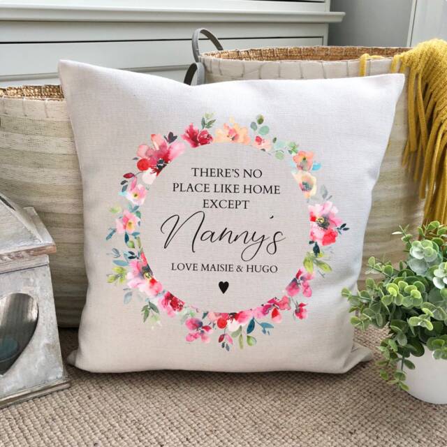 Personalised Nanny, Grandma, Nanna, Linen Cushion - image 1