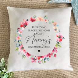 Personalised Nanny, Grandma, Nanna, Linen Cushion - thumbnail 2