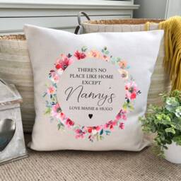 Personalised Nanny, Grandma, Nanna, Linen Cushion - thumbnail 1