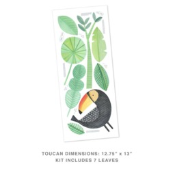 Toucan - Fabric Wall Decal Modern Jungle Mej - thumbnail 4