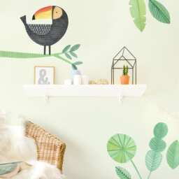 Toucan - Fabric Wall Decal Modern Jungle Mej - thumbnail 2