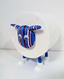 Carlisle United Sheep Toilet Roll Holder - Funny Football Gift For Him Or Her, Quirky Bathroom Decor Present , Novelty Cumbrian Soccer Fan - thumbnail 1