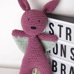 Crocheted Music Box Bat/Vampire - thumbnail 3