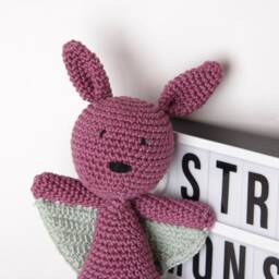 Crocheted Music Box Bat/Vampire - thumbnail 2