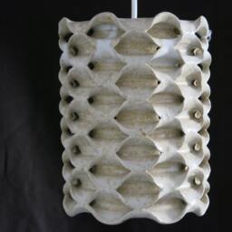 Hand Crafted Danish Ceramic Stoneware Cylindrical Hanging Lamp - thumbnail 2