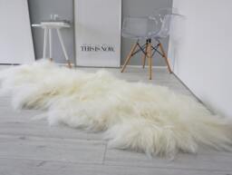 Genuine Icelandic Sheepskin Double Rug Creamy White, Ethically Sourced - thumbnail 1