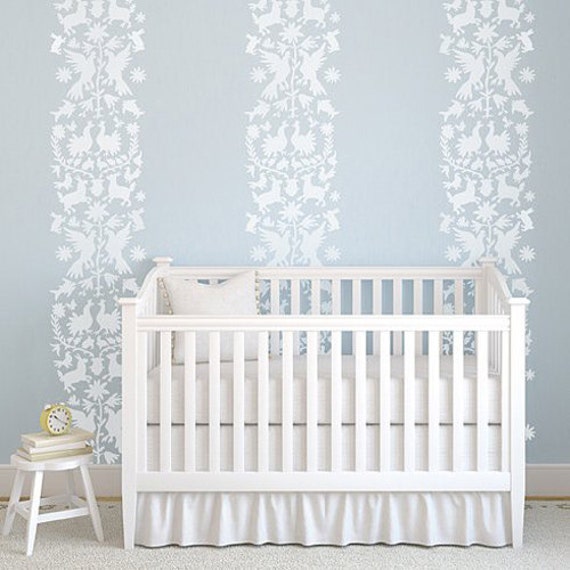 Otomi Stripe Stencil - Reusable Stencils For Diy Wall Decor Better Then Wallpaper - image 1