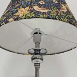 Neo Impression Extra Tall Cone Shaped Table Lampshade, Slim, Retro Geometric - thumbnail 4