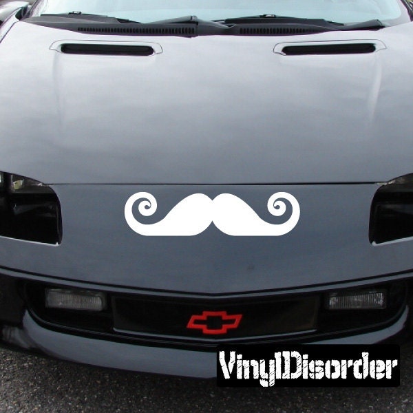 Mustache Vinyl Wall Decal Or Car Sticker - Mvd002Et - image 1