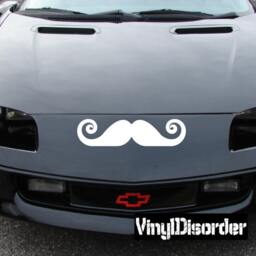 Mustache Vinyl Wall Decal Or Car Sticker - Mvd002Et - thumbnail 1