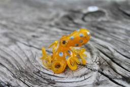Mini Glass Octopus Sculpture - thumbnail 1