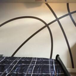 Basketball Stripes Vinyl Wall Decal Sports Decor Im023 - thumbnail 3