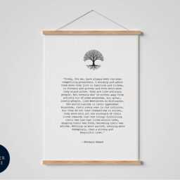 Hermann Hesse Trees Quote Print - Nature Wall Art Literary Fine Typography Mindfulness Gift - thumbnail 2