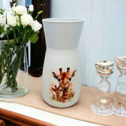 Mothers Day Giraffe Vase, Gifts, Themed Animal Pretty Home Decor, Decorations - thumbnail 1