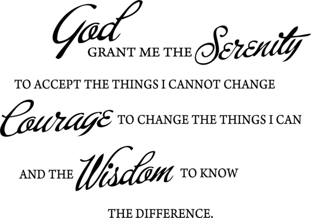 God Grant Me The Serenity Prayer Bible Printable Wall Art