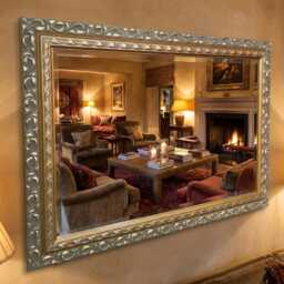 "Antique Gold Shabby Chic Ornate Decorative Wall Mirror 36""x26" - thumbnail 3
