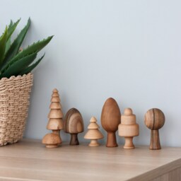 Wooden Forest Trees Toddler Toys For Woodland Baby Shower Educational Toys, Montessori Materials Kids From Ukraine Shops - thumbnail 2