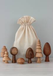 Wooden Forest Trees Toddler Toys For Woodland Baby Shower Educational Toys, Montessori Materials Kids From Ukraine Shops - thumbnail 1