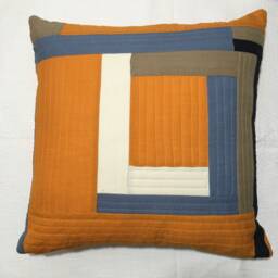 Abstract Pillow, Decorative Throw Quilted Cushion Cover, Couch Living Room Home Decor, One Of A Kind Cushion - thumbnail 1