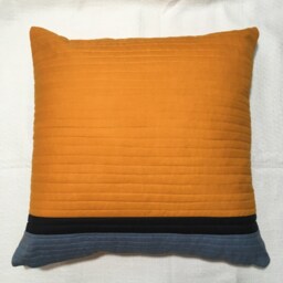 Abstract Pillow, Decorative Throw Quilted Cushion Cover, Couch Living Room Home Decor, One Of A Kind Cushion - thumbnail 2