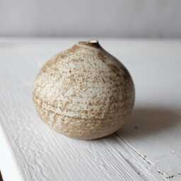 Small Stoneware Bud Vase - Minimalist Pottery, Modern Home Decor - thumbnail 2