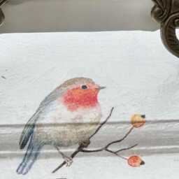 Mantle Clock, Robin Mantel Clocks For Mantel, Standing Gifts, Home Decor, Gift Mum, Mothers Day Present - thumbnail 3