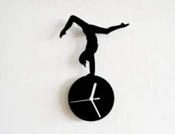 Gymnastics Silhouette - Wall Clock - thumbnail 1