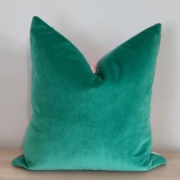 Linwood Omega Prints On The River Aqua & Velvet Cushion Cover 45x45 cm - thumbnail 3