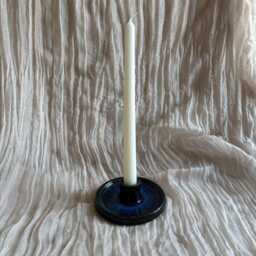 Sea Fever Candlestick Set, Blue Candle Gift Homeware, Boho Home Decor, Speckled Stick Holder - thumbnail 3