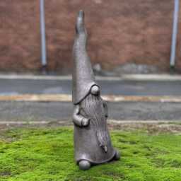 Nordic Gnome Sculpture Concrete Figurine Outdoor Troll Statue Stone Pixie Ornament Gnome Lover Gift Front Door Decoration Yard Art - thumbnail 4