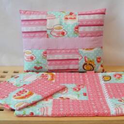 Decopillows...teetime...cuddle Pillows...children's Room...decoration...girls...patchwork...playing...baby - thumbnail 3