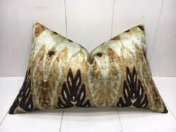 Decorative Pilow 16x24 Velvet Pillow Cover Handwoven Silk Cushion Modern Accent Pillows Home Decor Living - thumbnail 1